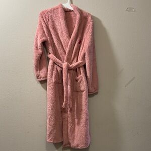 Cozy Pink Fleece Robe